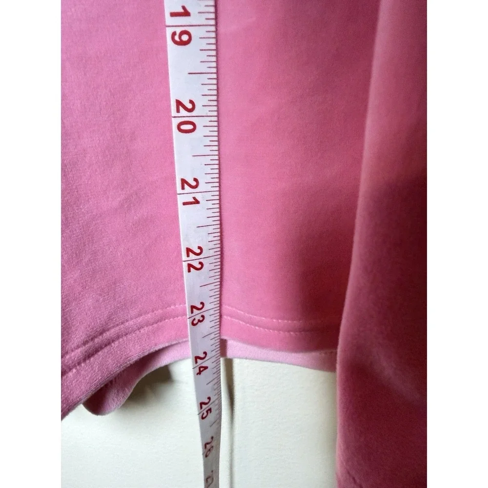 Juicy Couture Pink Velvour Logo Romper Jeweled Y2K Lounge Cozy Glam